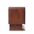 United Furniture Corporation United Mid Century Walnut Tiki Brutalist Nightstands - Pair For Sale - Image 4 of 10