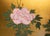 "Plum Blossom, Peonies and Irises" by Kokei, Showa Era Japanese Byobu Screen For Sale - Image 9 of 18
