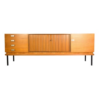 Midcentury Modern Sideboard in Walnut from Famöla Möbel For Sale