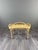 An elegant Louis XV style bench in painted wood, featuring a beautiful, flowing silhouette and rich polychrome decoration....
