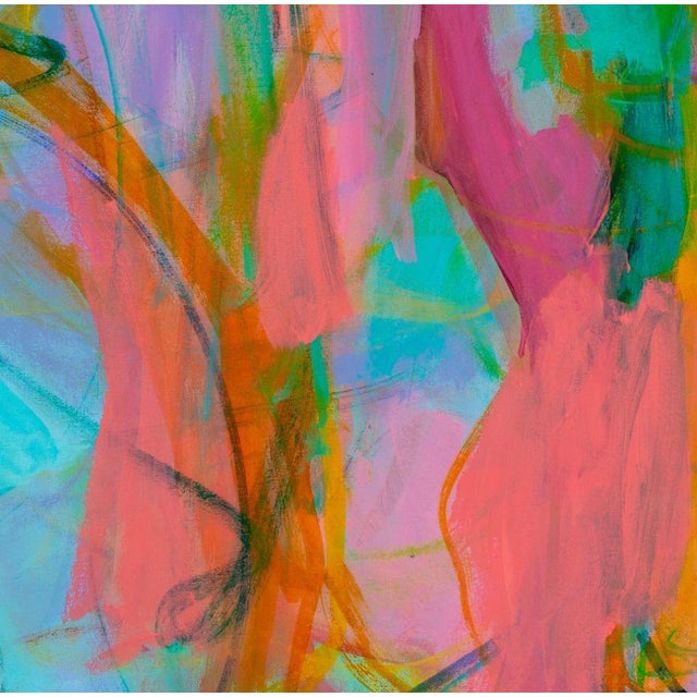 Contemporary Gabriela Tolomei "Danza" Large Acrylic on Canvas For Sale - Image 3 of 10