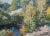 1990s Edgars Vinters, Landscape with the River, 1992, Oil on Cardboard For Sale - Image 5 of 5