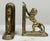 Vintage 20th C Brass Lion Bookends For Sale - Image 4 of 8