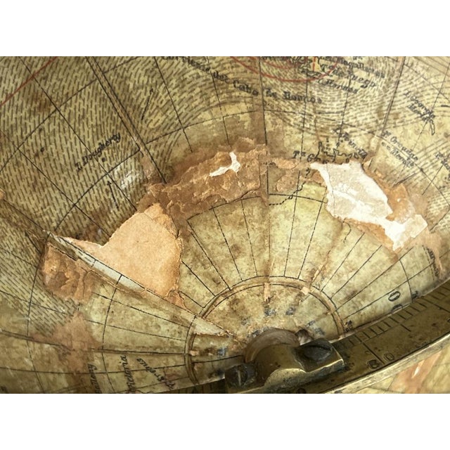 Beige Globe by Faustino Paluzie, Barcelona, Spain, 19th Century For Sale - Image 8 of 12