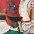 Large Antique 28" Eastern Orthodox Folk Art Icon - St. George & Dragon - 2" Wood Slab For Sale - Image 6 of 12