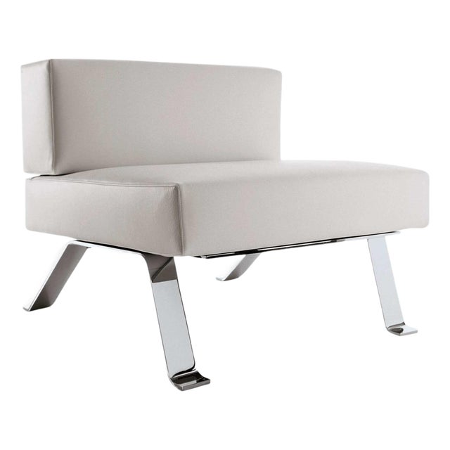 Ombra Armchair with Steel Frame by Charlotte Perriand For Sale