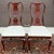 A pair of vintage Sumter Cabinet Co. Traditional Queen Anne solid cherry dining chairs in deep auburn cherry. American...