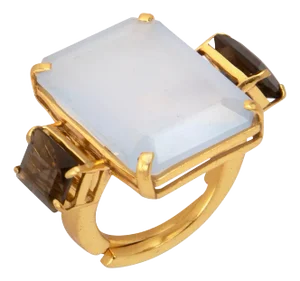 Solene Ring, Light Blue, Size 5