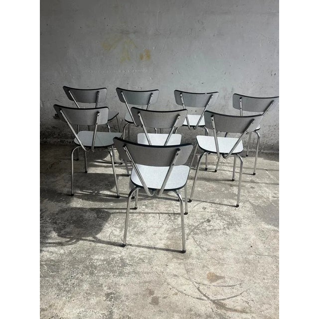 Vintage Dining Chairs, 1960s, Set of 8 For Sale - Image 3 of 8
