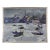 Mid Century Modern Impasto Oil Painting - Venice St. Mark's Basilica at Sunset by Huib Van Vugt (1923-2008) For Sale