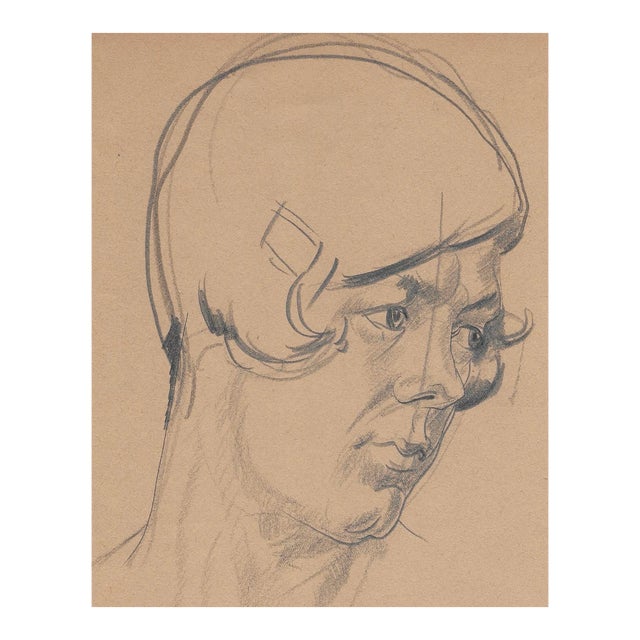 1930s Paul Travis Portrait of a Lady For Sale