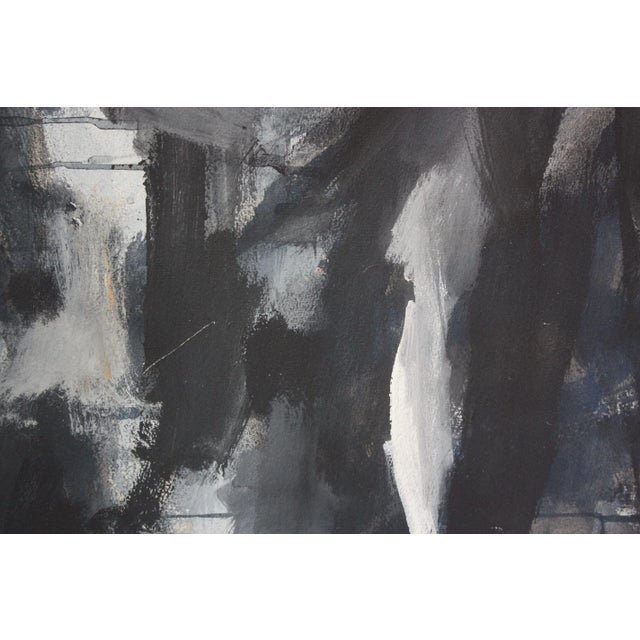 Abstract 'Aspen' Gouache on Board by Elizabeth Nachman Erlanger For Sale - Image 9 of 13