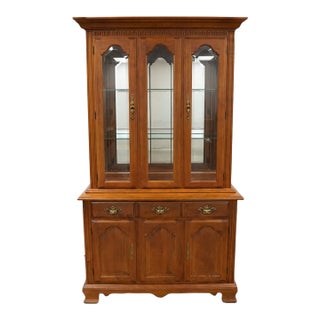 Vintage Tell City Chair Company Colonial Revival China Cabinet For Sale