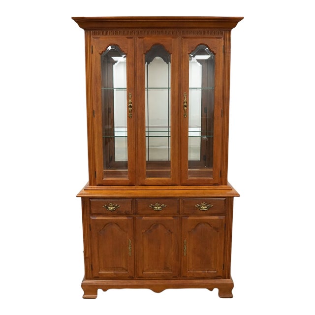 Vintage Tell City Chair Company Colonial Revival China Cabinet For Sale