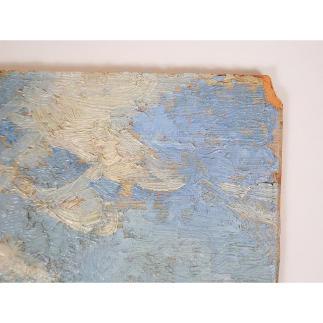 Early 20th Century Early 20th Century Impressionist Plein Air Desert Landscape Painting For Sale - Image 5 of 11
