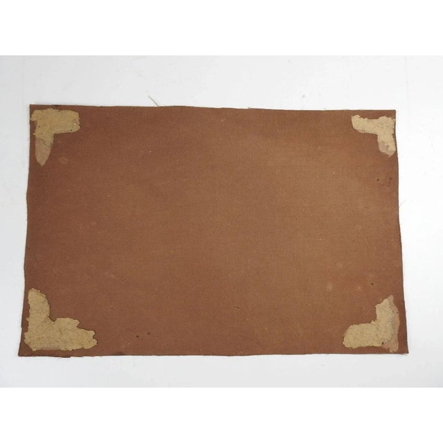 Vintage Early 20th Century European Farm Landscape Painting For Sale In Seattle - Image 6 of 8