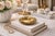 This striking 1970s catch-all bowl captures the era’s love for organic texture and warm metallic accents. Crafted from...