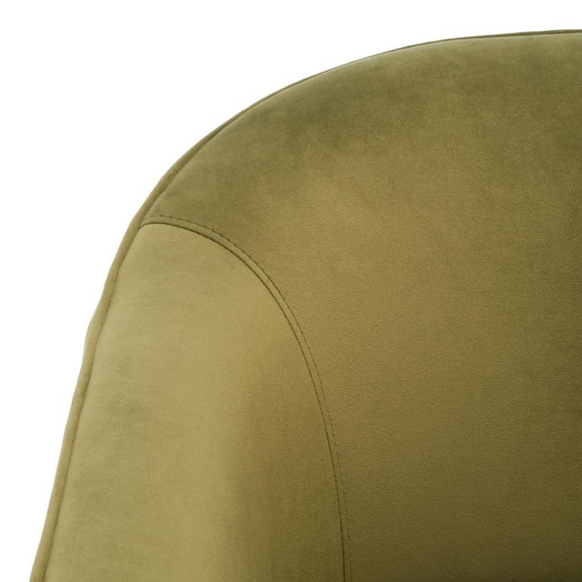 Londyn Accent Chair - Olive Green For Sale - Image 4 of 8