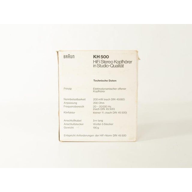 KH 500 Headphones by Dieter Rams for Braun For Sale - Image 13 of 16