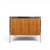 Mid 20th Century Florence Knoll Style Mid Century Chrome and Walnut Executive Desk For Sale - Image 5 of 10