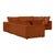 Cali Rust Performance Fabric Modular L-Sectional For Sale - Image 4 of 7