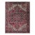 Vintage Persian Heriz Rug, Hand-Knotted Wool, Geometric Medallion Pattern, Red & Navy, 8x10 For Sale