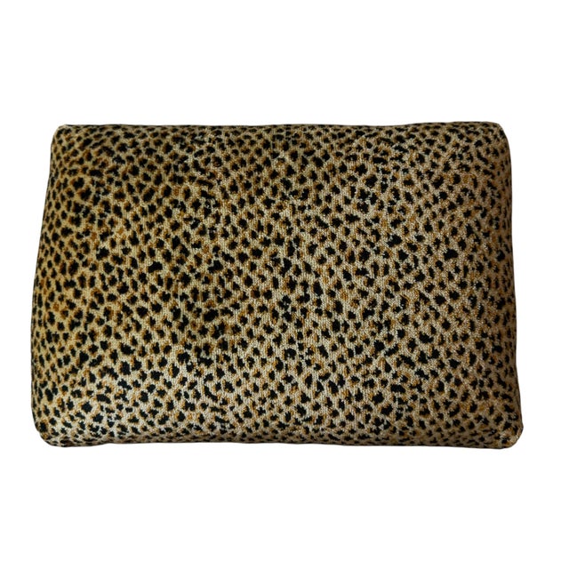 19th Century French Fruitwood Bench Upholstered in Scalamandré Cheetah Silk Velvet For Sale In Tampa - Image 6 of 8