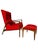 Ib Kofod-Larsen Lounge Chair and Ottoman, Denmark 1960’s. Original upholstery no label. Measures 37” tall 32” wide 34”...