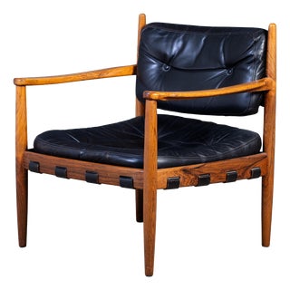 Cadett Easy Chair attributed to Eric Merthen, Sweden, 1960s For Sale