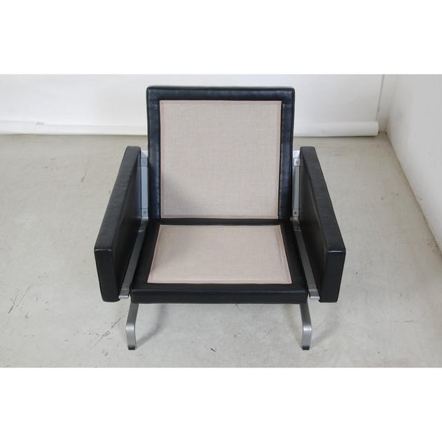 Vintage PK31 Chair in Black Leather by Poul Kjærholm, 1970s For Sale - Image 16 of 18