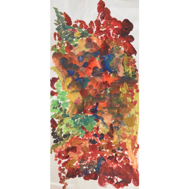Sabine Ebel, Watercolor Imperial Crowns in the Garden, 1964, Watercolor For Sale - Image 9 of 9