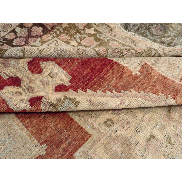 Galerie Shabab Collection Mid-20th Century Turkish Oushak Rug For Sale - Image 10 of 10