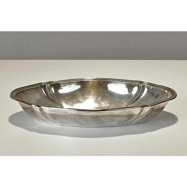 Baroque Large Silver Bowl from Juwelier Gutruf, Germany, 1950s For Sale - Image 3 of 8