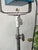 Blue Fresnel Theater Spotlight Floor Lamp on Matching Steel Tripod from A.E. Cremer, Paris, 1950s For Sale - Image 6 of 18