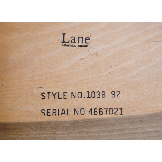 Brown 1960’s Mid Century Modern Lane Reflection Side Table For Sale - Image 8 of 8