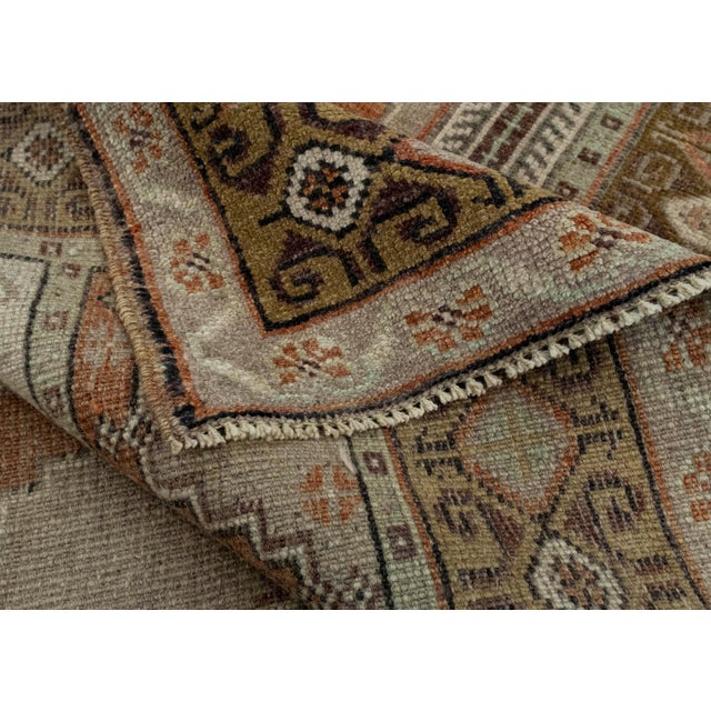 Terra Cotta Turkish Vintage Rug 3'6" x 6'8" #16090 For Sale - Image 8 of 8