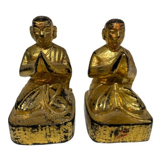 Antique Burmese Monks - a Pair For Sale