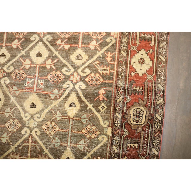 20th Century Antique Zabihi Collection Persian Heriz Rug For Sale In New York - Image 6 of 11