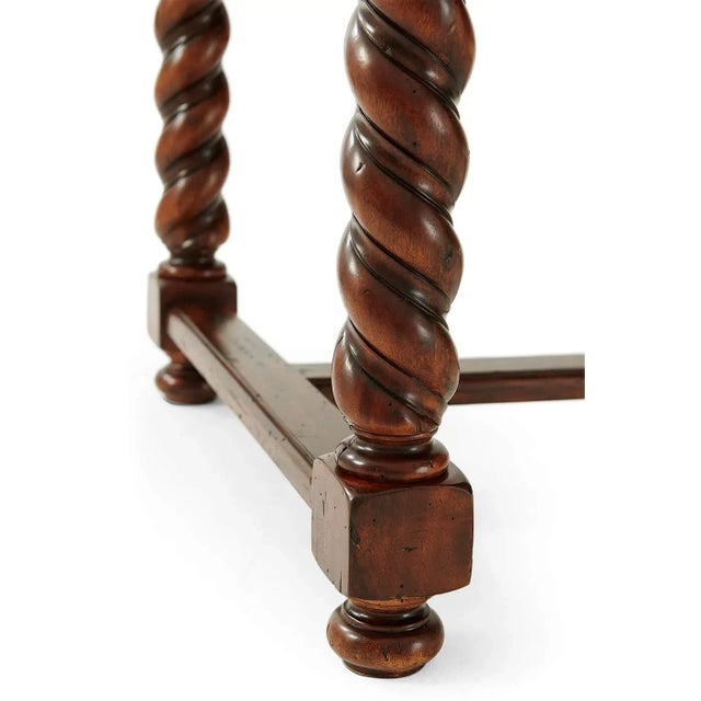 2020s Antiqued 17th Century Style Writing Table For Sale - Image 5 of 8