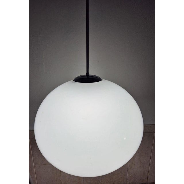 Glass Large Pendant Lamp from Guzzini, 1970s For Sale - Image 7 of 9