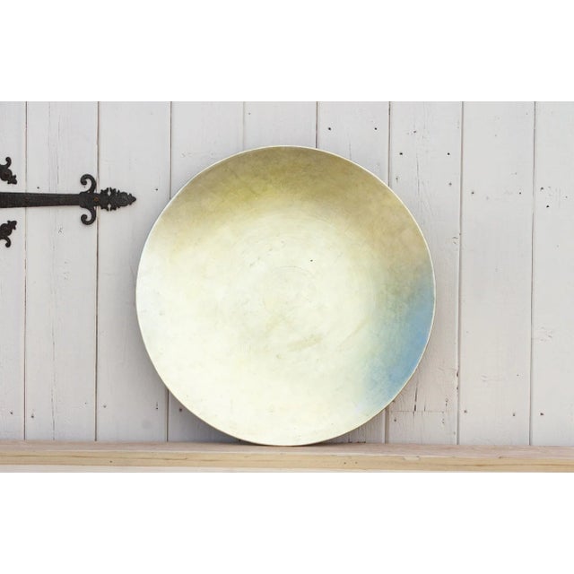 Asian Large Vintage Asian Silver Leaf Bowl For Sale - Image 3 of 11