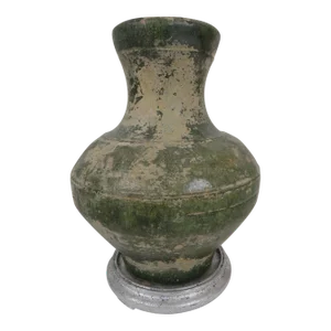 Chinese Han Dynasty Green Glaze Urn