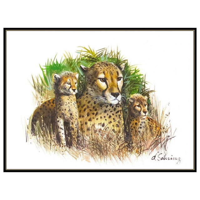 Message us to inquire about custom framing options! (Included for free with every purchase) Adolf Sehring Authentic and...
