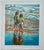 Children at the Seashore" Original Oil Painting - Contemporary Impressionist Beach Scene, Unstretched For Sale - Image 4 of 5