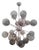 21st Century Nova Polished Nickel Smoky Murano Sputnik Chandelier by Fabio LTD For Sale