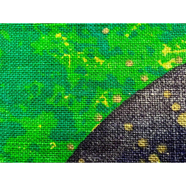 Danish Graphic Art Wall Hanging in Jute by Hans-Jürgen Schöbel for Södahl Design, 1960s For Sale - Image 12 of 15