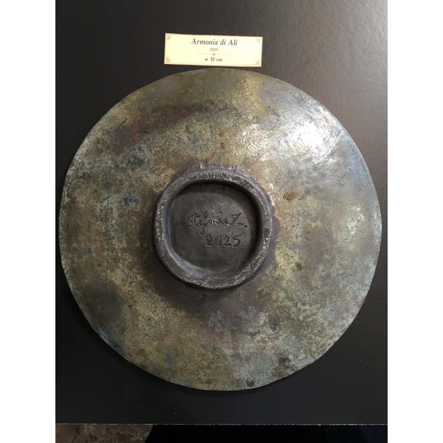 Harmonies of Wings Sculpture in Raku Ceramic from Stefania Zoppellaro, 2025 For Sale - Image 3 of 10