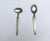 Mid-Century Modern Set of two Stainless steel Baby / Infant Feeding Spoons -Spoon 1. Stainless steel with the engraved...