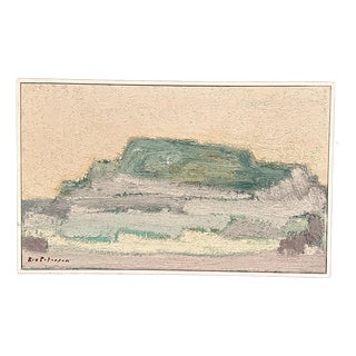 Birger Bia Peterson, Fjället, Orcheta, 1960s, Oil on Canvas, Framed For Sale
