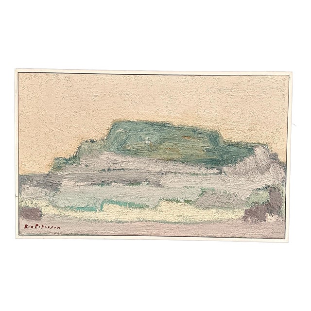 Birger Bia Peterson, Fjället, Orcheta, 1960s, Oil on Canvas, Framed For Sale